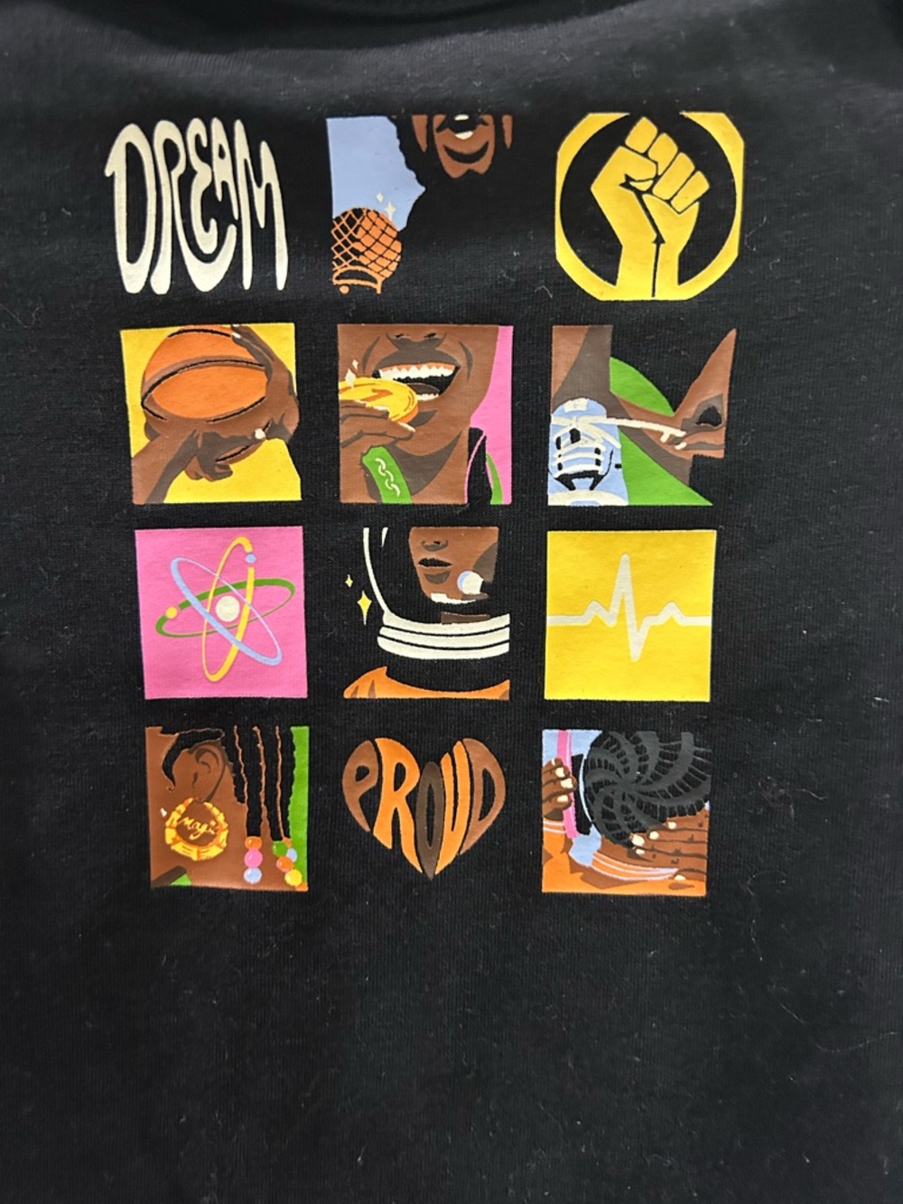 Target Black Graphic 'Dream' Blocks One-Piece - Picture 2 of 6